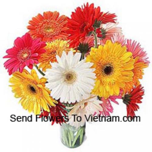 18 Gerberas Frumoase Mixte