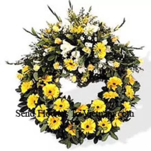 Mixed Flower Wreath