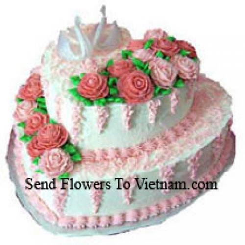 4 Kg Alluring 2 Tier Cake