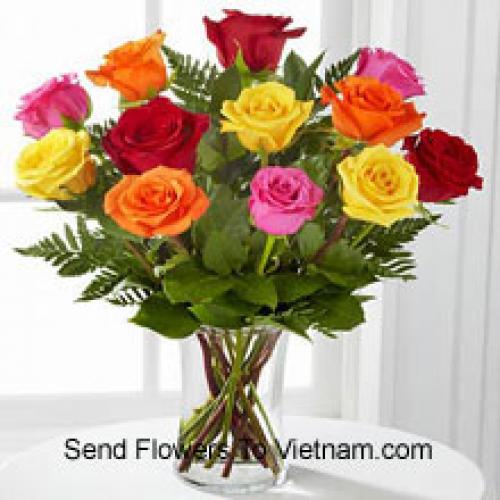 12 Cute Mixed Roses