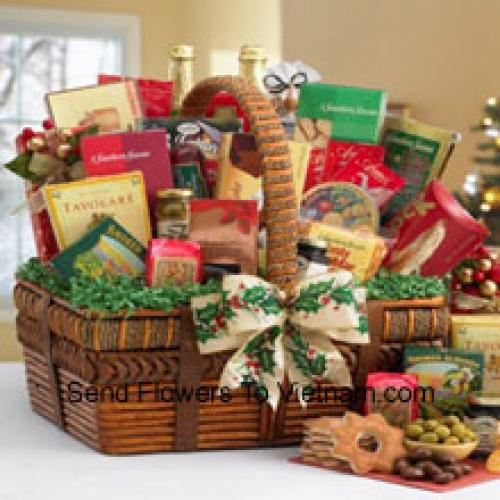 Charming Basket of Edible Goodies